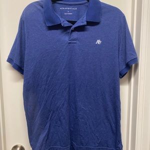 Aeropostale Blue Polo shirt size Large